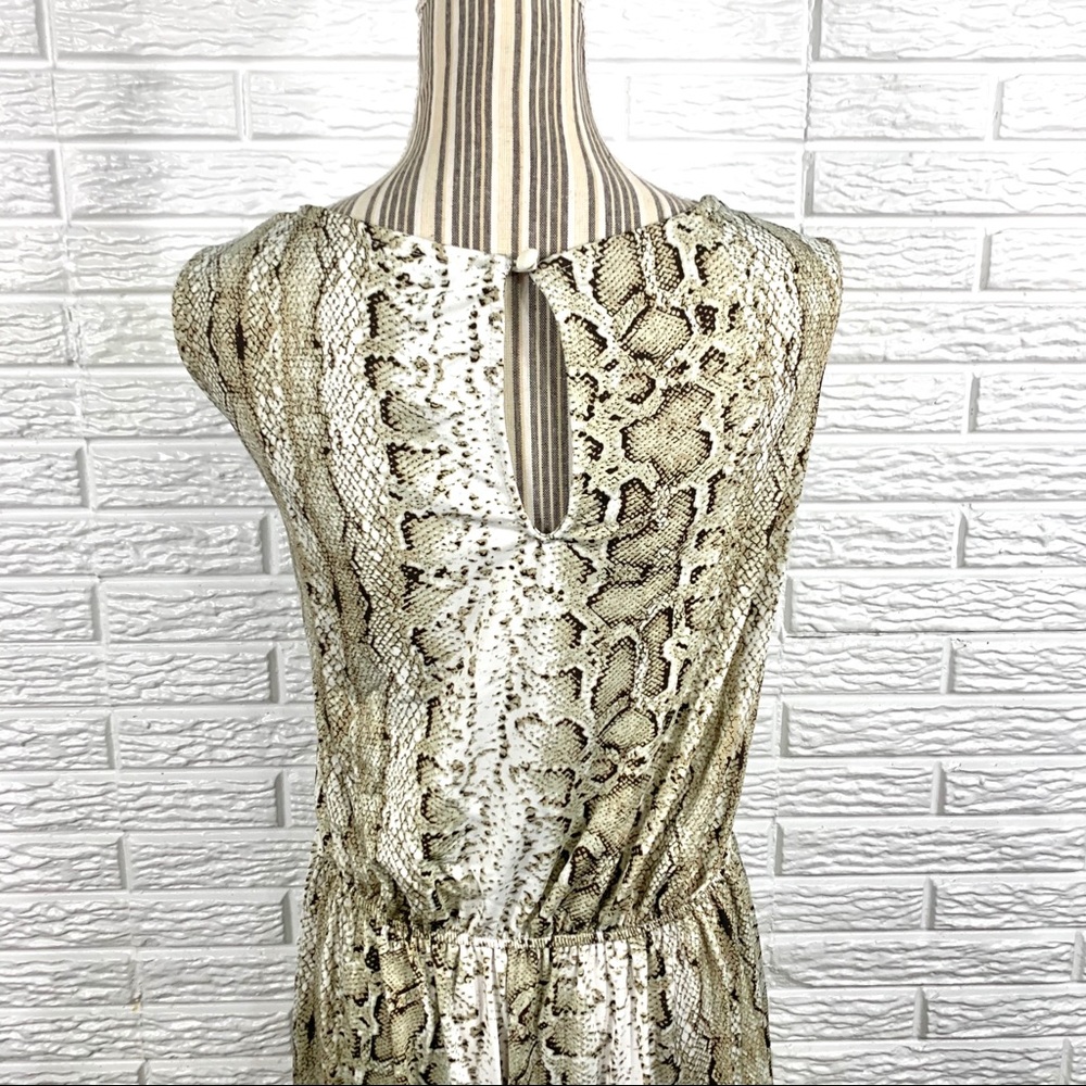 Emma & Michele Snakeskin Print Jumpsuit - Picture 7 of 8